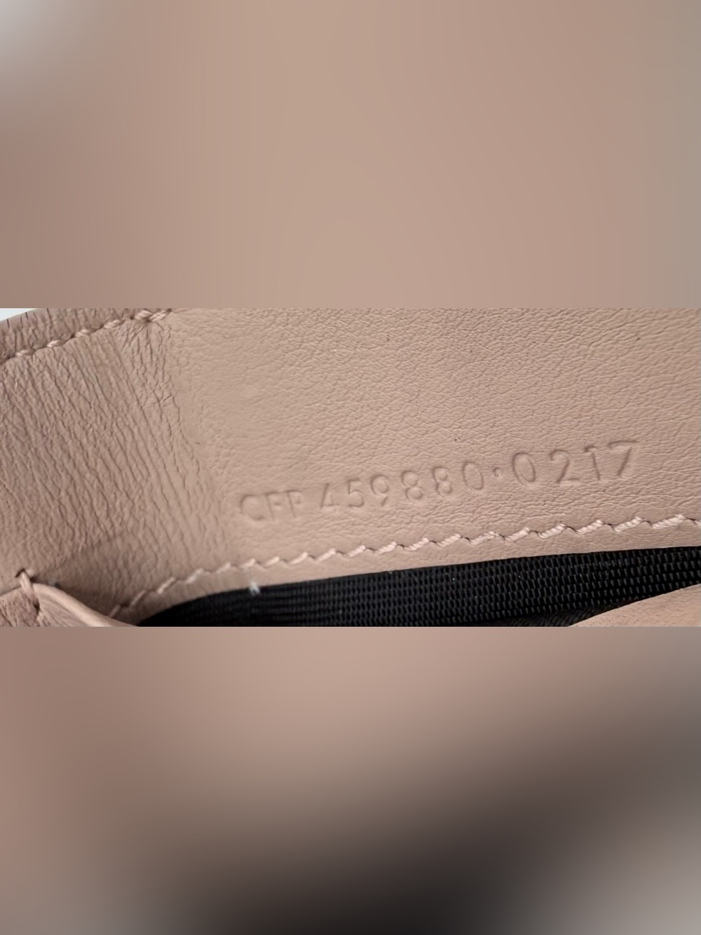 Saint Laurent l Trifold mini Wallet-Taupe Leather - Picture 16 of 16